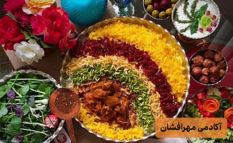 نثار پلو از غذاهای محلی ایرانی